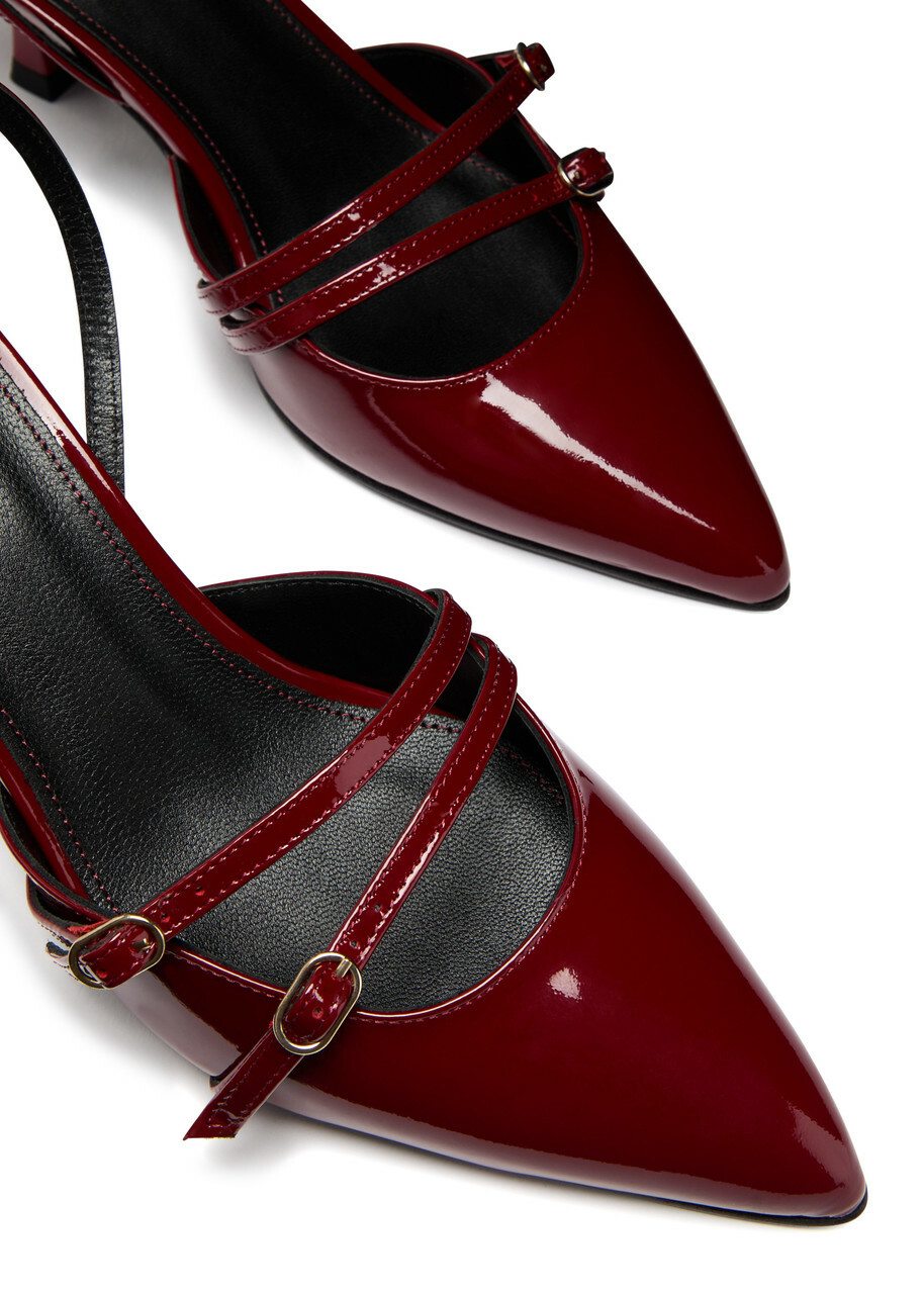 Alohas Joelle Patent Leather Slingback Pumps