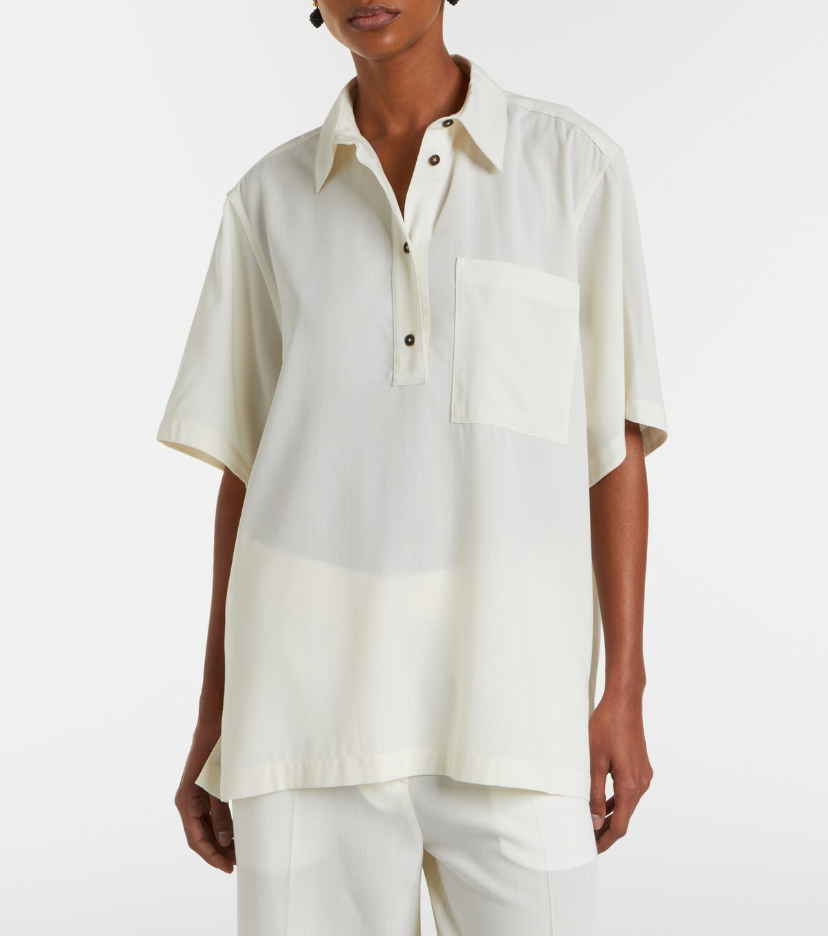 Toteme Oversized polo shirt