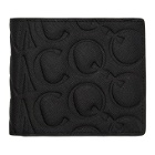 McQ Alexander McQueen Black Embossed Logo Wallet