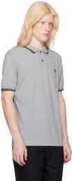 Fred Perry Gray 'The Fred Perry' Polo