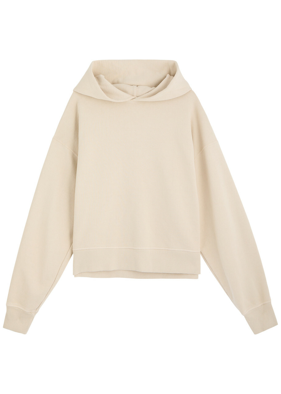 Slvrlake Hooded Cotton Sweatshirt Stone