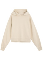 Slvrlake Hooded Cotton Sweatshirt Stone