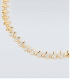 Rainbow K Shark 14kt gold necklace with diamonds