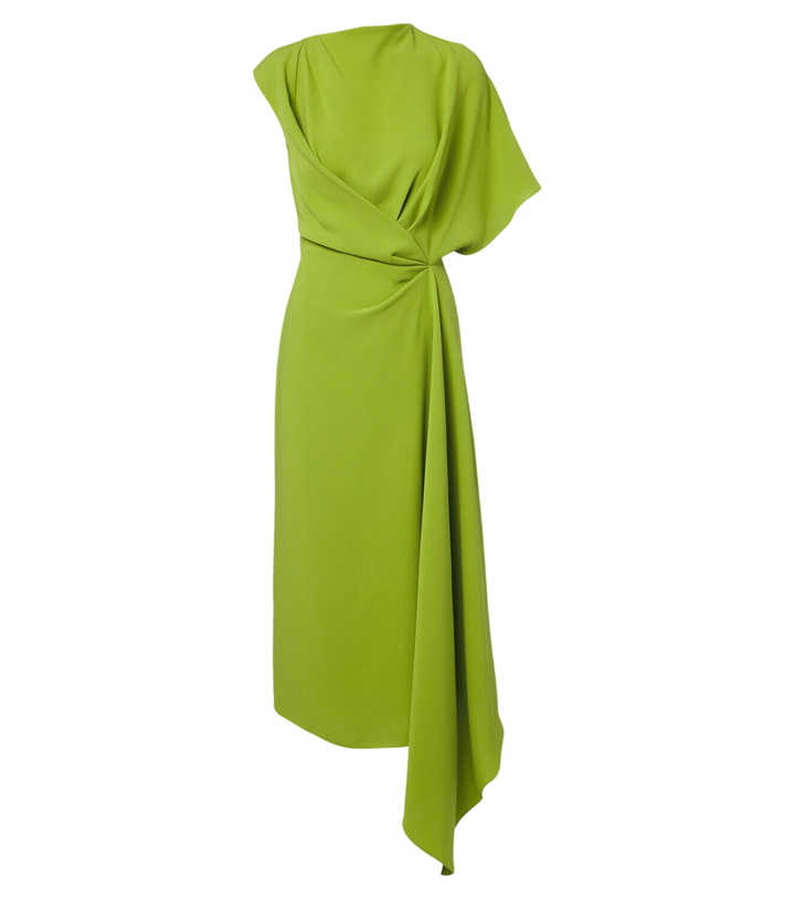 Photo: Roksanda Elva asymmetric crêpe midi dress