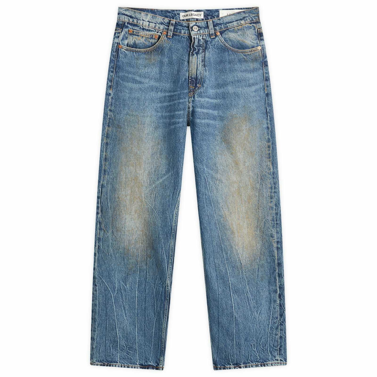 Our Legacy Men's Third Cut Jeans in Deadline Wash Our Legacy