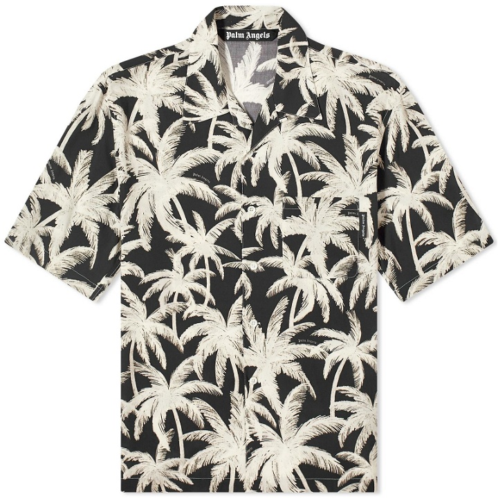 Photo: Palm Angels Men's Vacation Shirt in Black