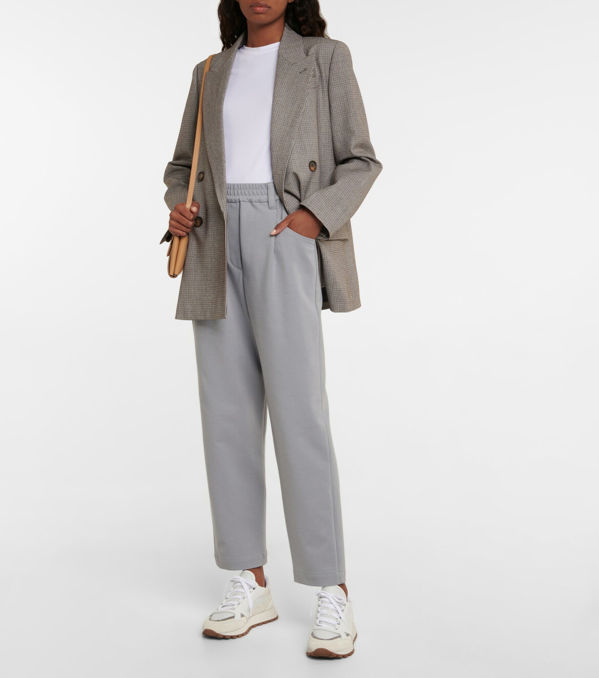 Brunello Cucinelli Brown Cotton Casual Pants main image 0