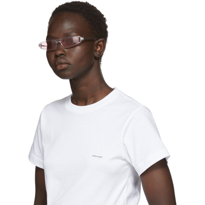 NOR Transparent and Pink Phenomenon Micro Sunglasses
