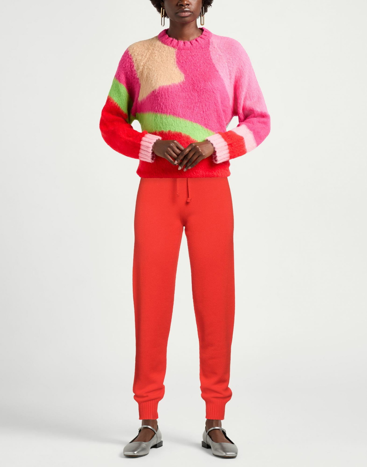 Drumohr Womens Pants in Red