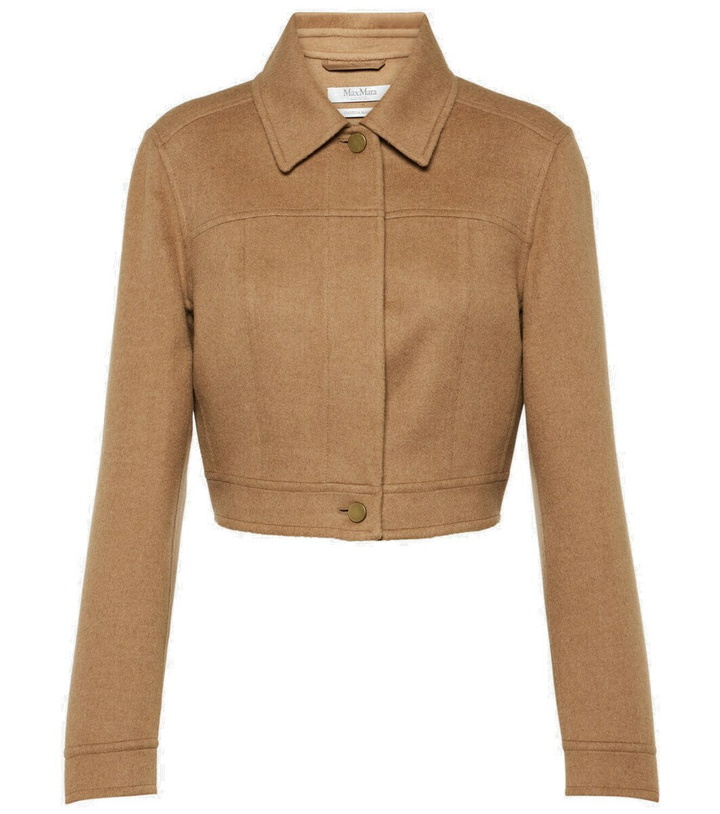 Photo: Max Mara Foglia camel hair biker jacket