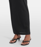 Wardrobe.NYC Racer cotton-blend maxi dress