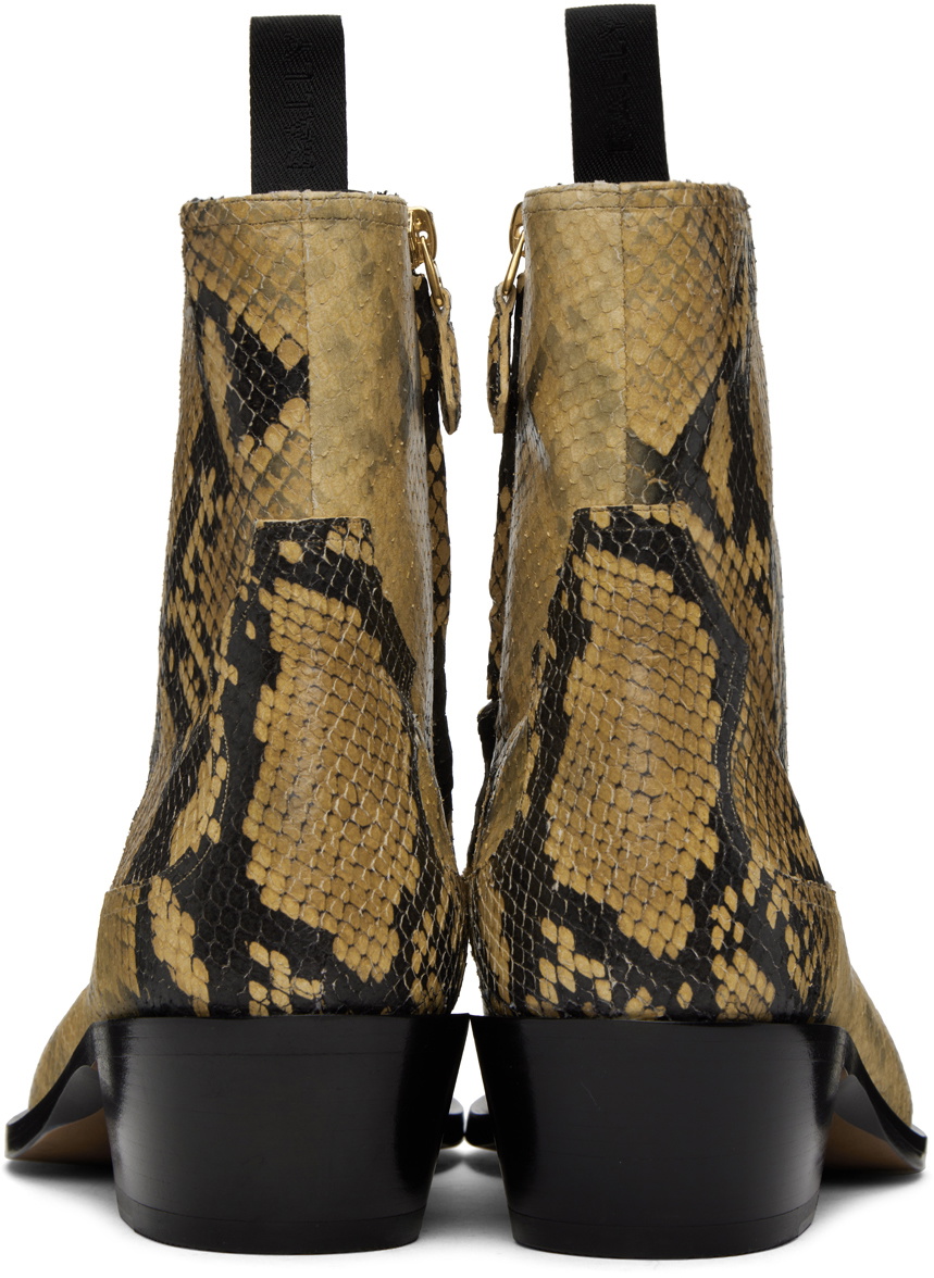 Bally Black & Tan Gaiman Boots