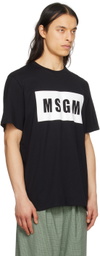 MSGM Black Box T-Shirt