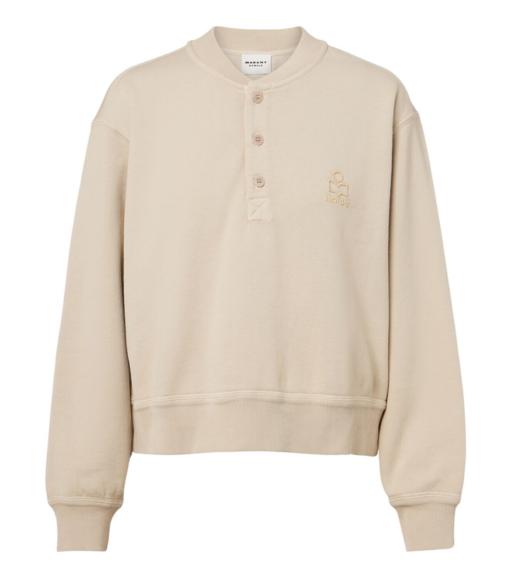 Photo: Marant Etoile Simony cotton-blend jersey sweatshirt