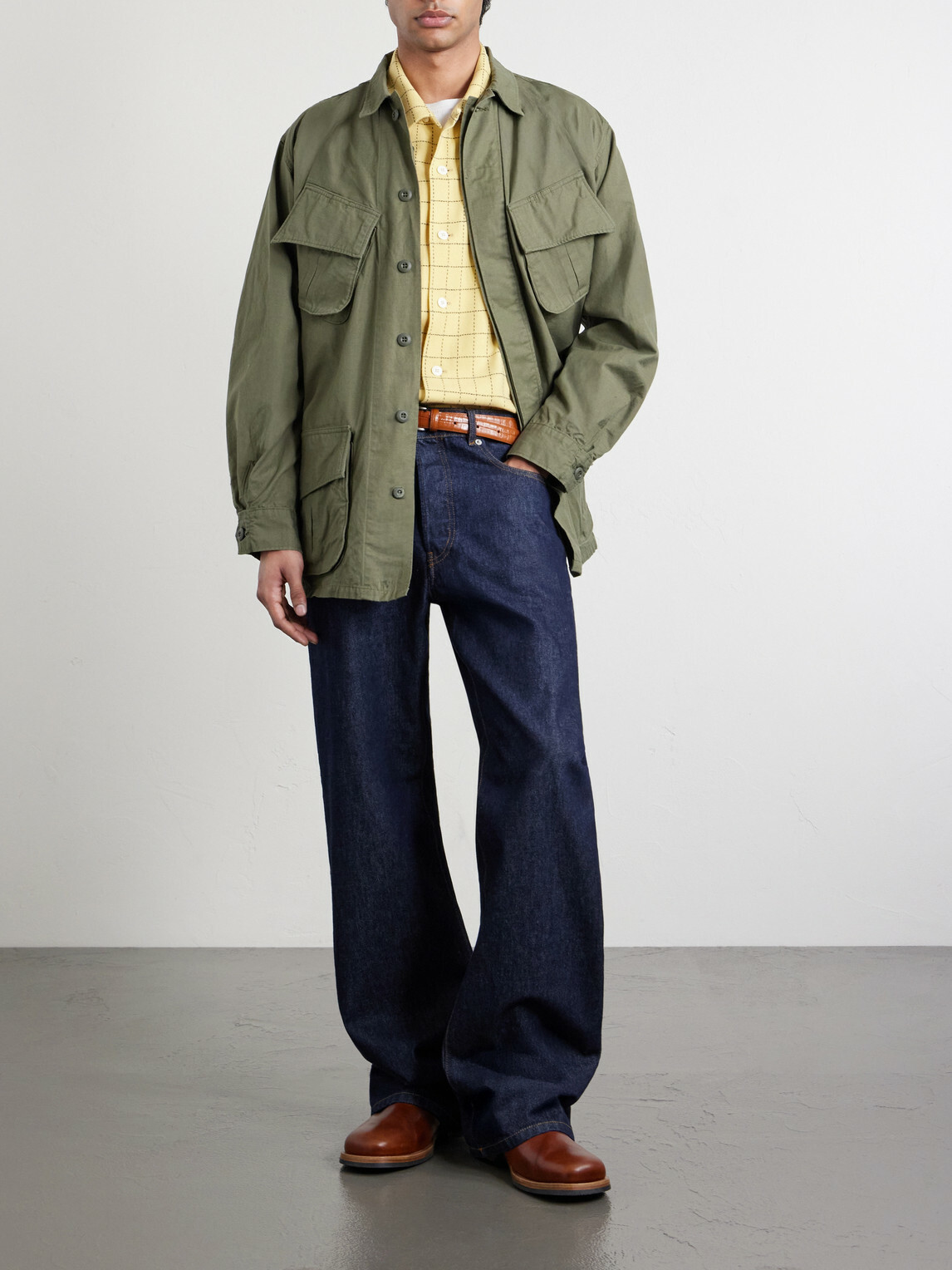 OrSlow - Cotton-Ripstop Field Jacket - Green