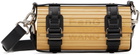 Feng Chen Wang Beige & Black Strap Small Bamboo Bag
