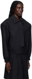 Fax Copy Express SSENSE Exclusive Black Jacket