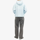 Sporty & Rich Men's Eat More Veggies Hoodie in Baby Blue/White