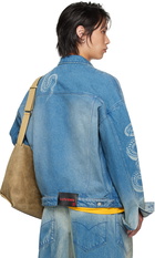 LU'U DAN Blue CLOT Edition Denim Jacket