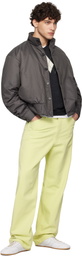 Paloma Wool Gray Tate Bomber Jacket