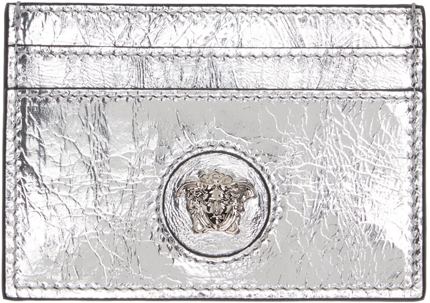 Versace Silver 'La Medusa' Card Holder Versace