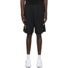 Balenciaga Black and White Mesh Soccer Shorts