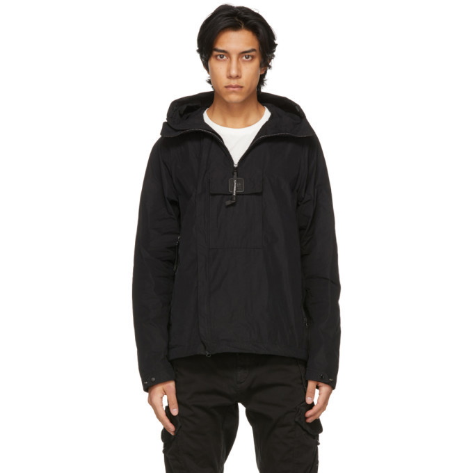 Photo: C.P. Company Black Coated Canvas Medium Jacket