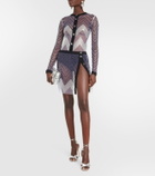 Missoni Zig-zag crystal-embellished cardigan