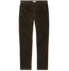 NN07 - Tapered Cotton-Blend Corduroy Trousers - Brown