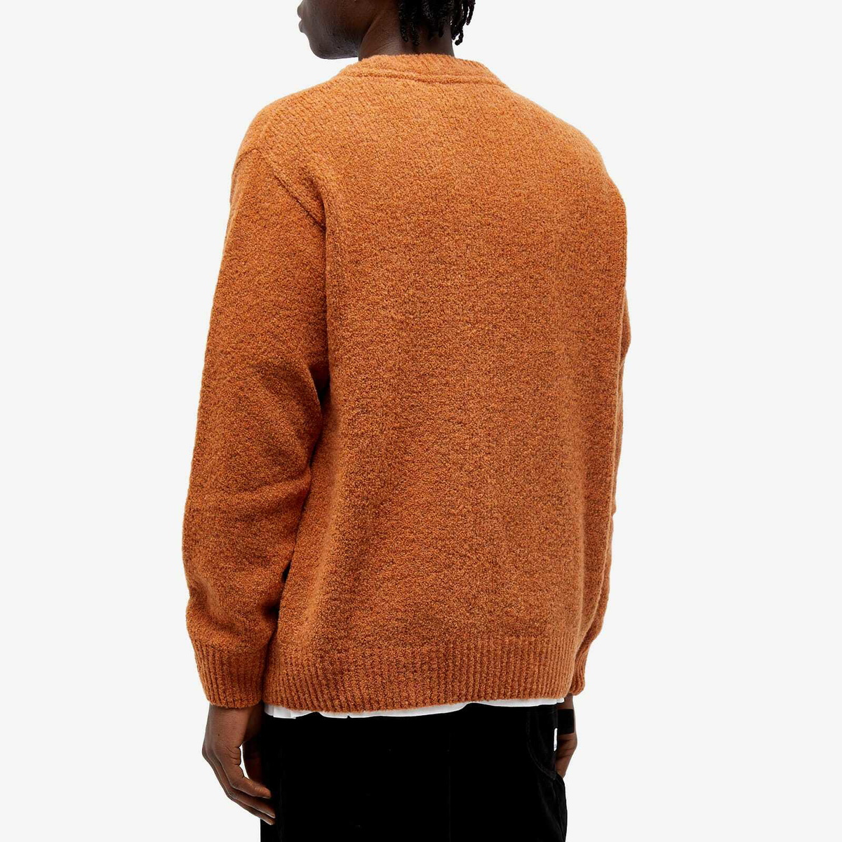 Garbstore Men's Step Boucle Knit in Tobacco