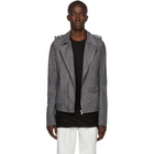 Rick Owens Grey Stooges Jacket