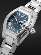 Cartier - Roadster de Cartier Automatic 47.2 Interchangeable Stainless Steel and Rubber Watch, Ref. No. CRWSRD0014