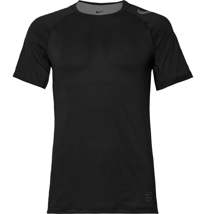 Photo: Nike Training - HyperCool Printed Dri-FIT T-Shirt - Black