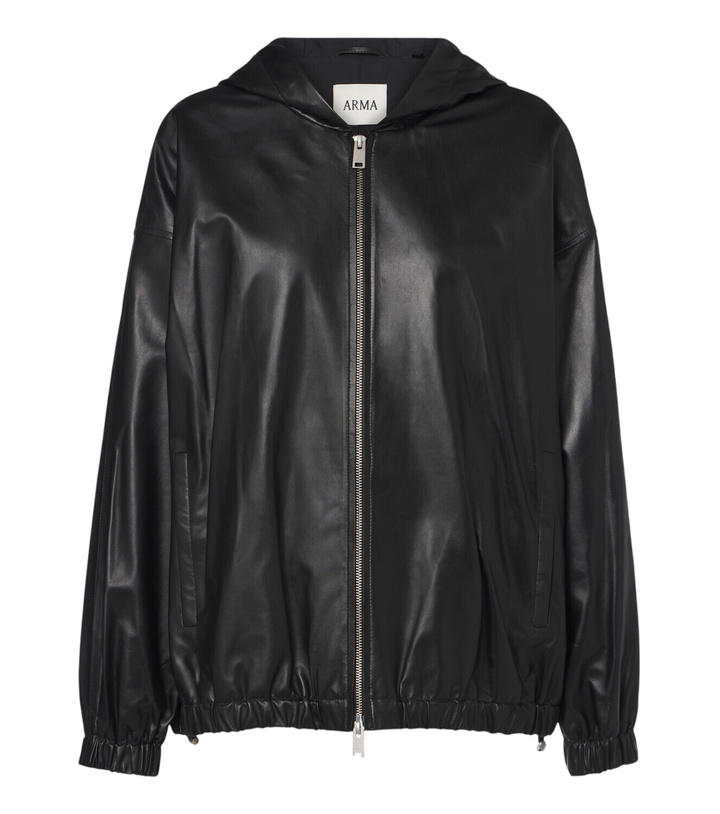 Photo: Arma Guisy hooded leather jacket