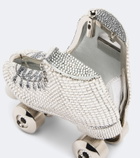 Judith Leiber Couture Roller Skate Roxie embellished clutch