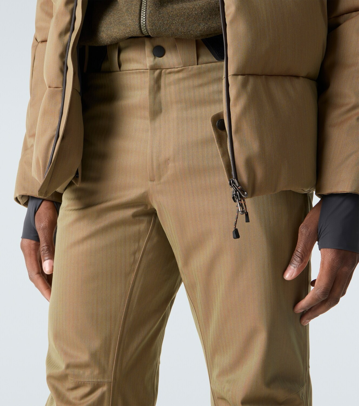 Sease Indren herringbone wool-blend ski pants