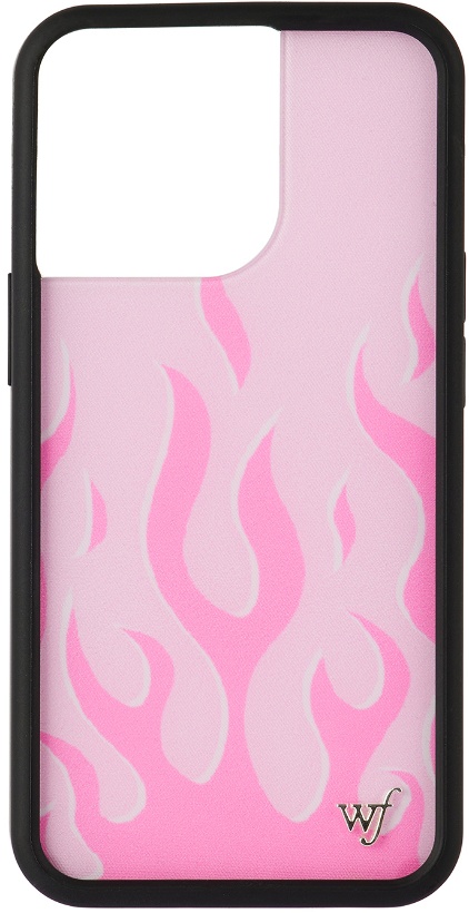 Photo: Wildflower Pink Flames iPhone 13 Pro Case