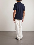 Canali - Cotton-Piqué T-Shirt - Blue