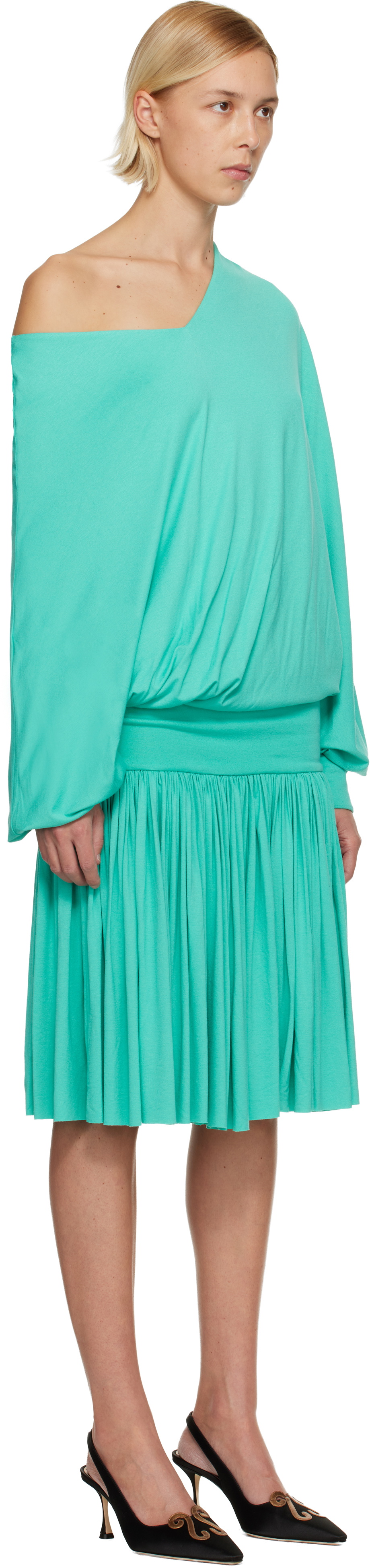 Nicklas Skovgaard Green Sascha Midi Dress