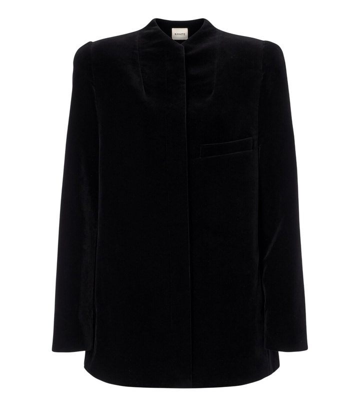 Photo: Khaite Sadie cotton velvet coat
