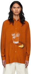 Jacquemus Orange Le Splash 'La Chemise Toutou' Shirt