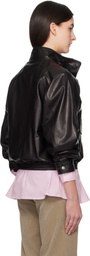 Nothing Written Black Mills Vintage Leather Jacket