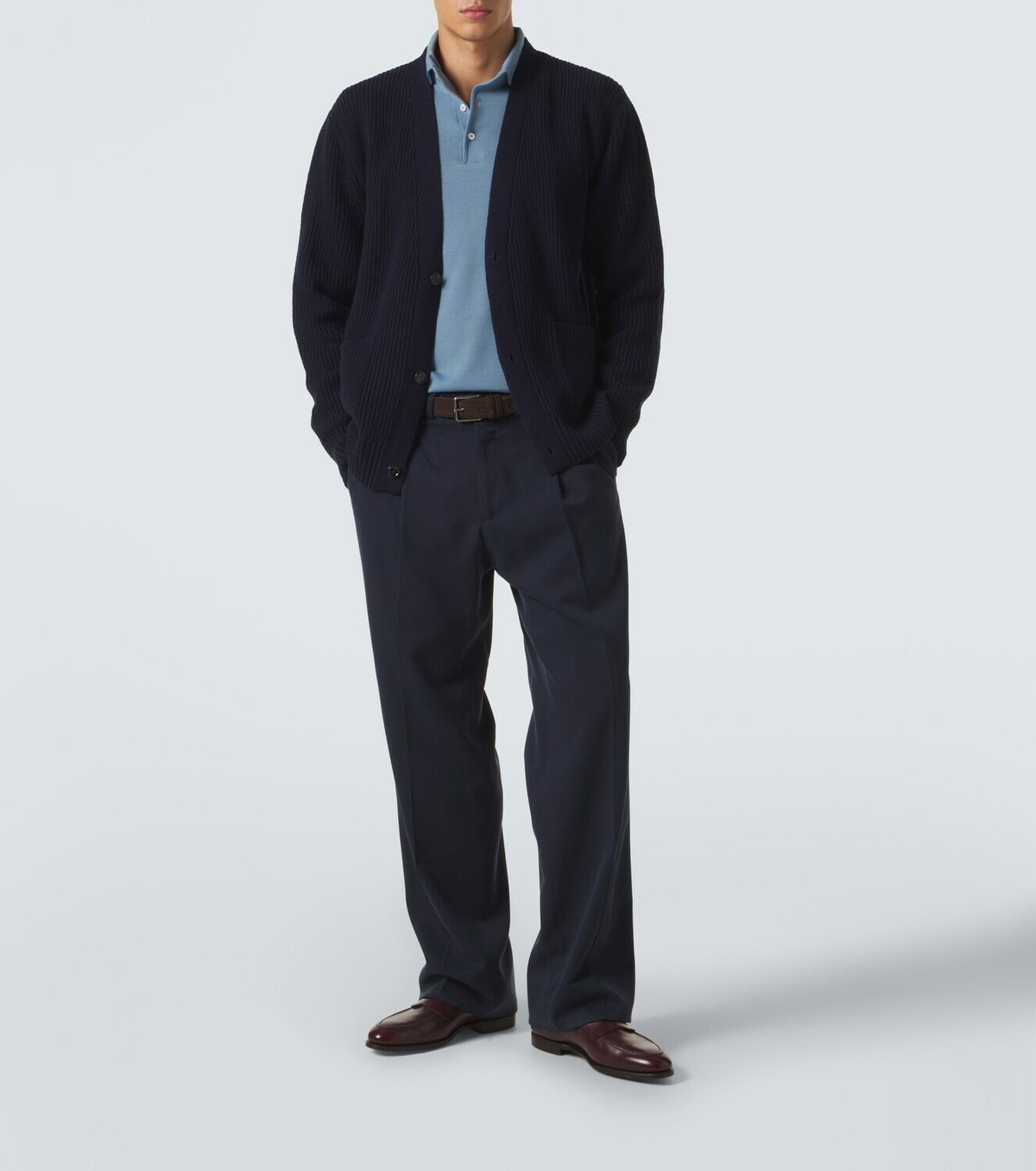 Lardini Wool polo sweater