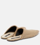 Christen Elipse calf hair mules