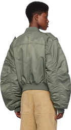 Entire Studios Khaki A-2 Bomber Jacket