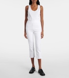 Frame Jetset cotton-blend capri pants
