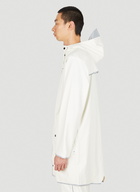 Long Reflective Jacket in White