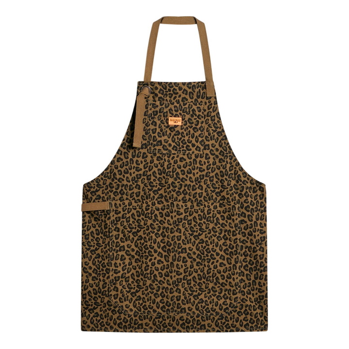 Photo: Service Works Men's Patterned Apron in Brown Leopard