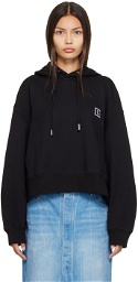 Wooyoungmi Black Cropped Hoodie