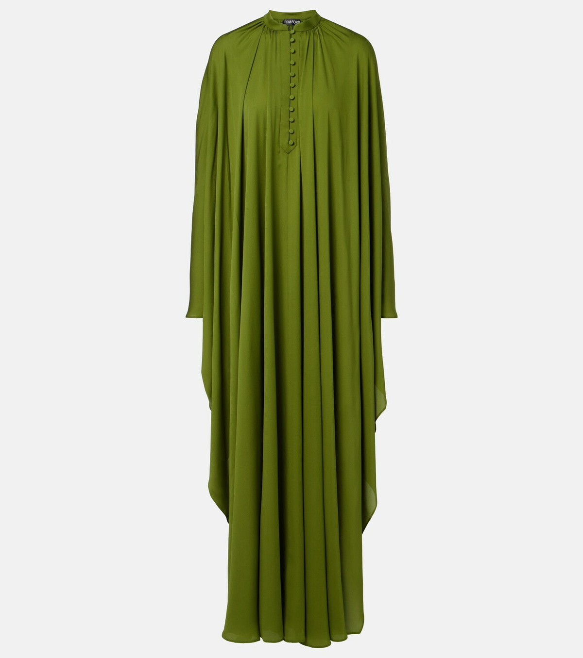 Tom Ford Draped silk georgette kaftan